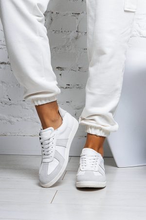 Кросівки Gazelles біла ш+з 8147
