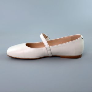 Балетки жіночі шкіряні 588839 Бежеві