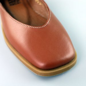 Балетки жіночі шкіряні 588861 Коричневі