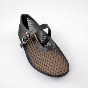 Балетки жіночі сітка 592126 Чорні