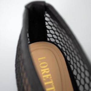 Балетки жіночі сітка 592126 Чорні