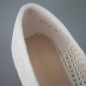 Балетки жіночі сітка літні 592334 Білі