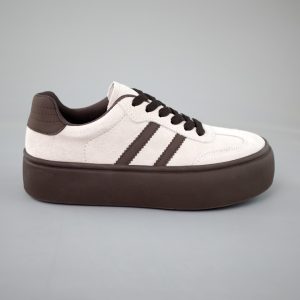 Кеди жіночі замш 592773 Бежеві