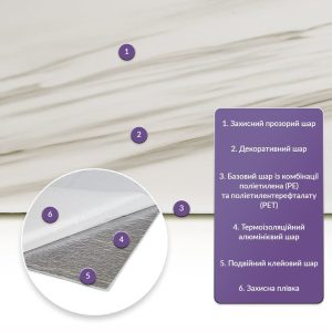 Самоклеюча стінова PET плитка 600х300х2мм SW-00001680